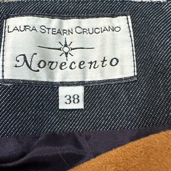 Vintage & Rare Custom Denim Corset-like Top w/Ultra Suede - Picture 7 of 10